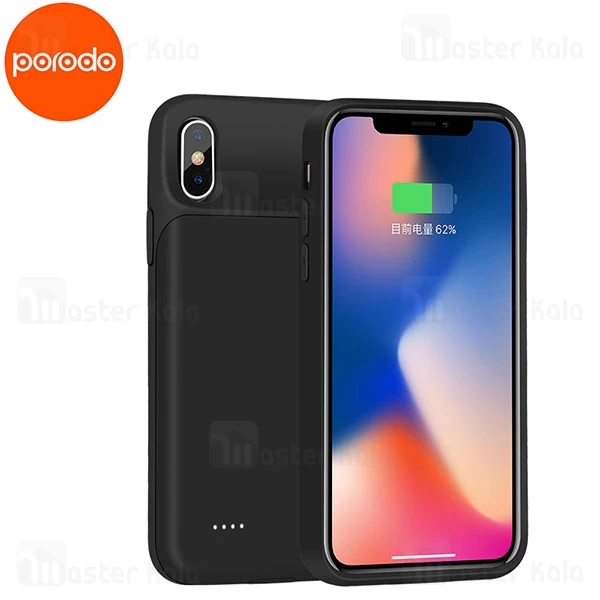 بک کاور پاوربانک Porodo 4000mah Power Case Apple iPhone XS Max PD-XSMBC