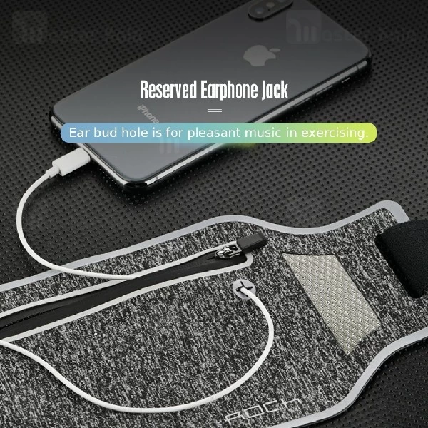 کیف کمری ورزشی راک Rock Slim Sport Waist Bag 2 مناسب گوشی های 7 اینچ