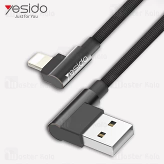 کابل کنفی لایتنینگ یسیدو Yesido CA-13 Do Durable توان 2.4 آمپر