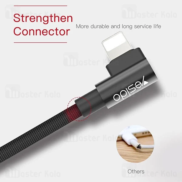 کابل آیفونی Yesido CA-13 Do Durable 2.4A Transmit And Charge Cable