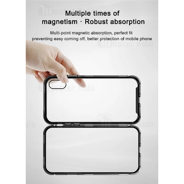 قاب مگنتی بیسوس آیفون Apple iPhone X / XS Baseus Magnetite Hardware Case