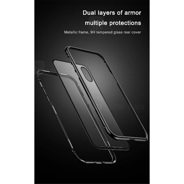 قاب مگنتی بیسوس آیفون Apple iPhone X / XS Baseus Magnetite Hardware Case