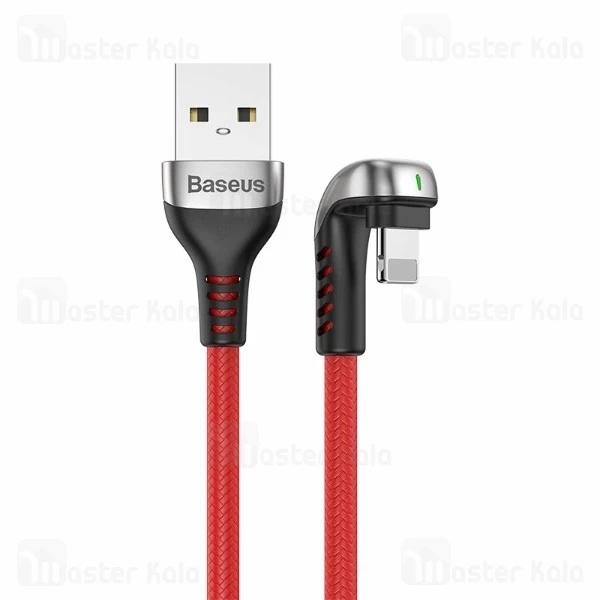 کابل لایتنینگ بیسوس Baseus Green U-shaped lamp Mobile Game طول 2 متر