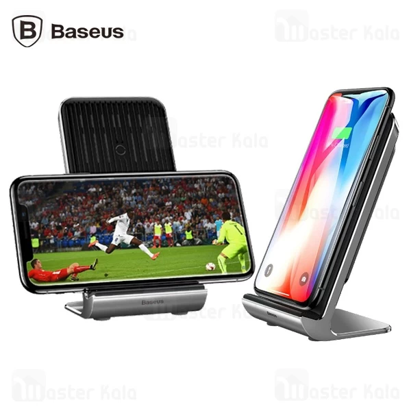 شارژر وایرلس 7.5 وات بیسوس Baseus Vertical Desktop Wireless WXLS-01