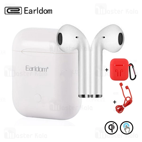 پک هدست بلوتوث دوتایی طرح ایرپاد ارلدوم Earldom ET-BH16 مناسب آیفون و اندروید