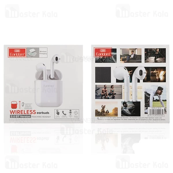 پک هدست بلوتوث دوتایی طرح ایرپاد ارلدوم Earldom ET-BH16 مناسب آیفون و اندروید