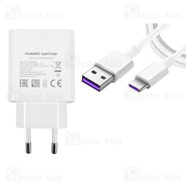 شارژر اصلی سوپر شارژ هواوی Huawei SuperCharge با کابل Type C