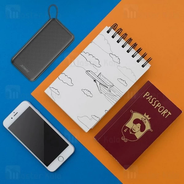 پاوربانک 10000 میلی آمپر جووی Joway JP-129 دارای کابل متصل