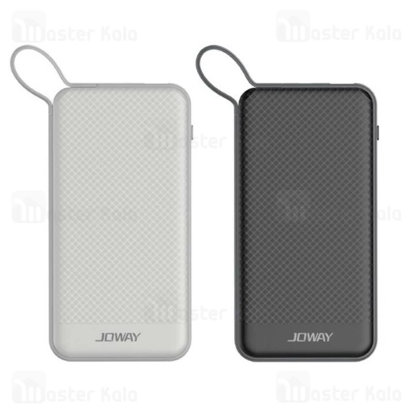 پاوربانک 10000 میلی آمپر جووی Joway JP-129 دارای کابل متصل