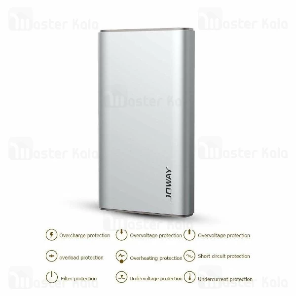 پاوربانک 10000 میلی آمپر جووی Joway JP82 دو پورت