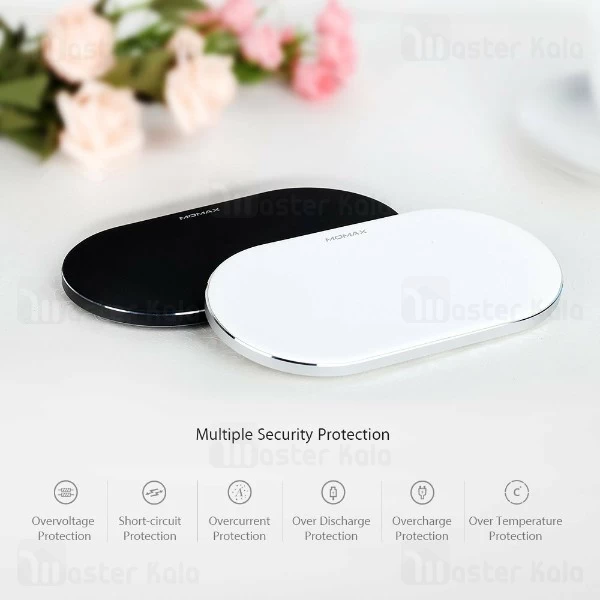 شارژر وایرلس 20 وات مومکس MoMax UD10 قابلیت شارژ همزمان دو دستگاه