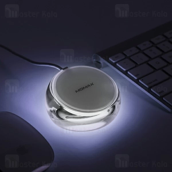 شارژر وایرلس 10 وات مومکس Momax UD8 Q.Dock Crystal طرح کریستالی
