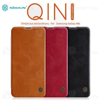 کیف چرمی نیلکین سامسونگ Samsung Galaxy A8s Nillkin Qin Leather Case