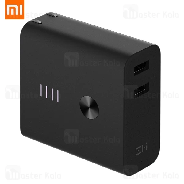 پاوربانک 6500 میلی آمپر و آداپتور شارژر شیائومی Xiaomi ZMI APB01