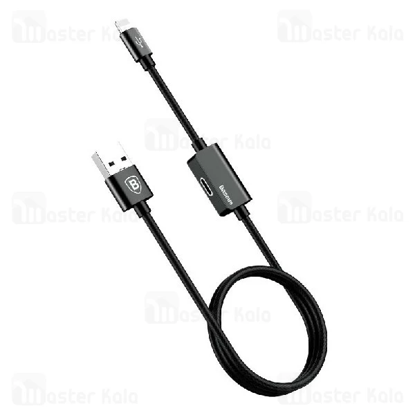 کابل لایتنینگ بیسوس Baseus Music Audio قابلیت اتصال هندزفری و توان 2 آمپر