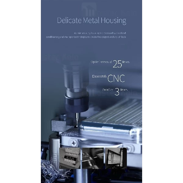 پاوربانک 10000 میلی آمپر راک اسپیس Rock Space Evo RMP0364 دارای پورت Type C