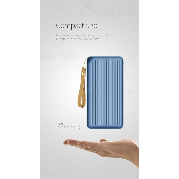 پاوربانک 10000 میلی آمپر راک اسپیس Rock Space Evo RMP0364 دارای پورت Type C