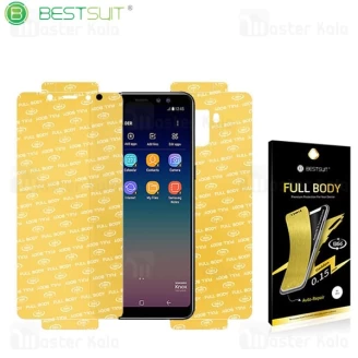 محافظ نانو پشت و رو خود ترمیم Samsung Galaxy A8 Plus / A730 Bestsuit Golden Auto-Repair