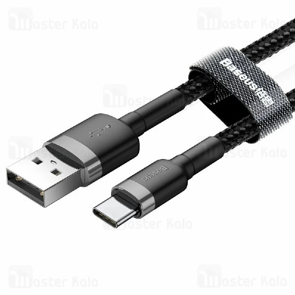 کابل Type C فست شارژ Baseus Cafule Qualcomm 3.0 CATKLF-AG1 طول 50 سانتی متر