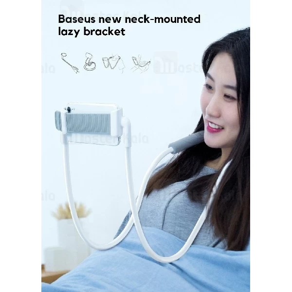 هولدر گردنی و مونوپاد بیسوس Baseus New-Mounted Lazy Bracket Holder