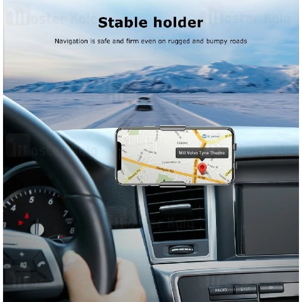 پایه نگهدارنده و شارژر وایرلس بیسوس Baseus Smart Vehicle Bracket Car