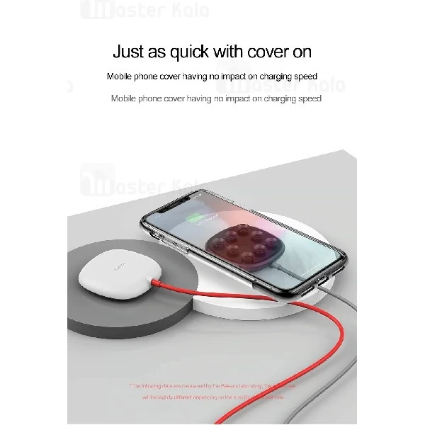 کابل شارژر وایرلس بیسوس Baseus Spider Suction Cup Wireless Charger