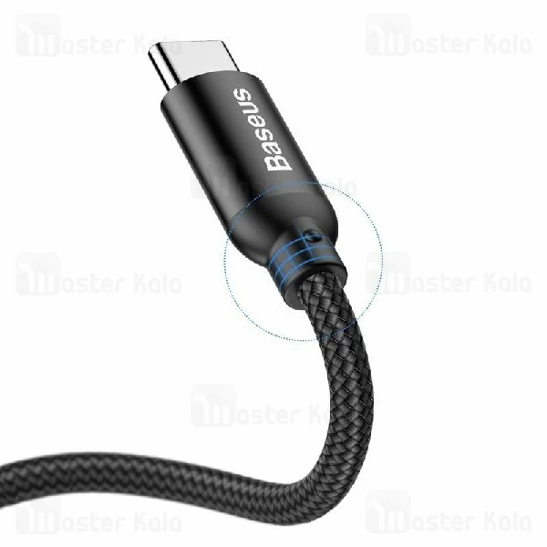 کابل دو سر بیسوس Baseus U-Shaped camutc-01 میکرو USB و تایپ سی - طول 23 سانتی متر