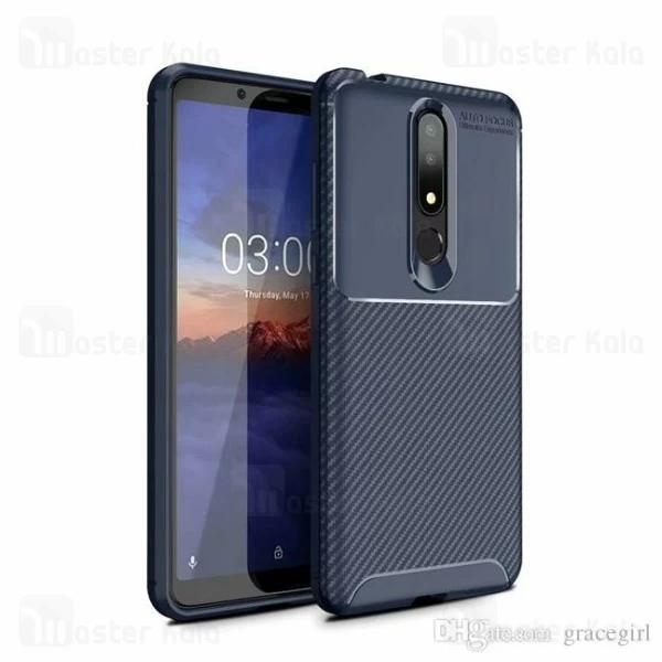 قاب فیبر کربنی Nokia 3.1 Plus Becation AutoFocus Beetle Case