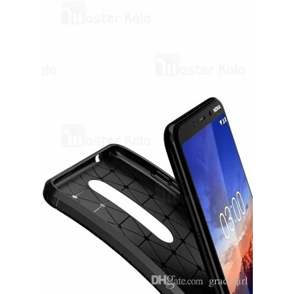 قاب فیبر کربنی Nokia 3.1 Plus Becation AutoFocus Beetle Case