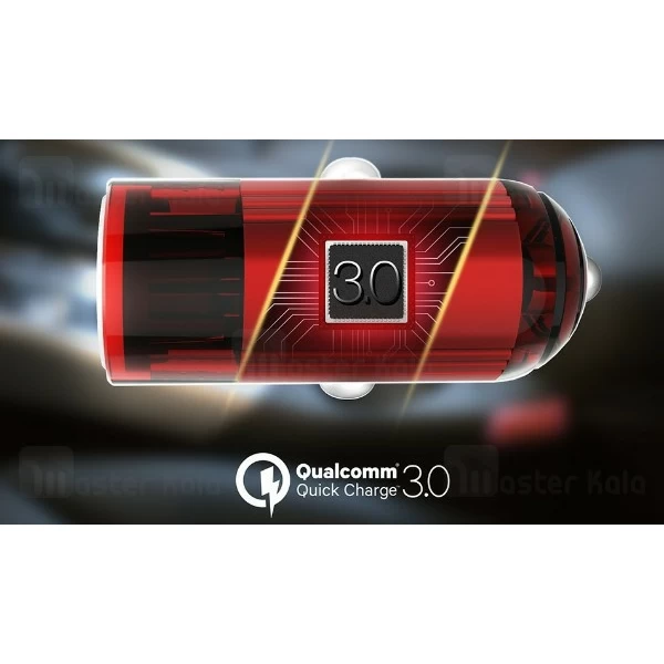 شارژر فندکی EMY MY-118Q  Qualcomm 3.0 Fast Car Charger