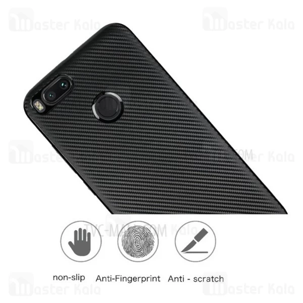 قاب فیبر کربنی Xiaomi Mi A1 / 5x Haimen Fiber Carbon Texture