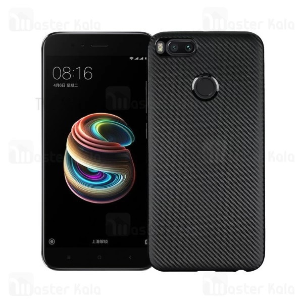 قاب فیبر کربنی Xiaomi Mi A1 / 5x Haimen Fiber Carbon Texture