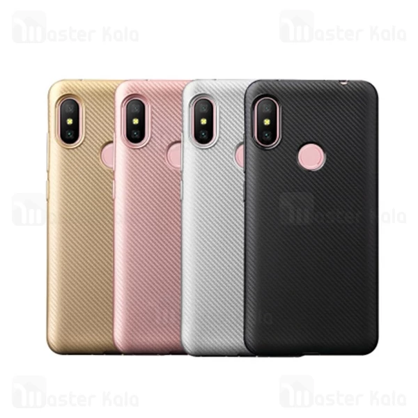 قاب فیبر کربنی Xiaomi Redmi Note 6 Pro Haimen Fiber Carbon Texture