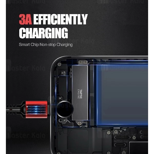 کابل شارژ سه سر الدینیو LDNIO LC-93 3 in 1 Charge Cable توان 3.5 آمپر