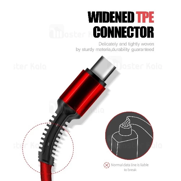 کابل شارژ سه سر الدینیو LDNIO LC-93 3 in 1 Charge Cable توان 3.5 آمپر