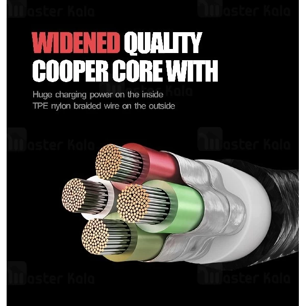 کابل شارژ سه سر الدینیو LDNIO LC-93 3 in 1 Charge Cable توان 3.5 آمپر