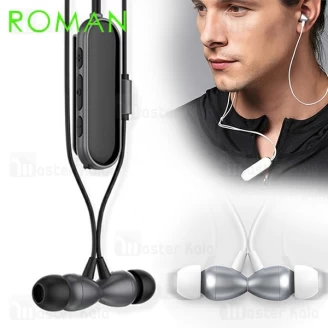 هندزفری بلوتوث رومن Roman J3 Clip Bluetooth Headset طراحی مگنتی