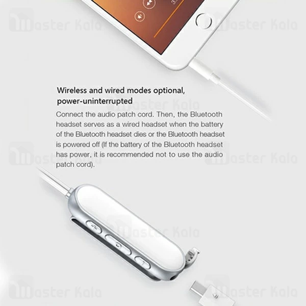 هندزفری بلوتوث رومن Roman J3 Clip Bluetooth Headset طراحی مگنتی