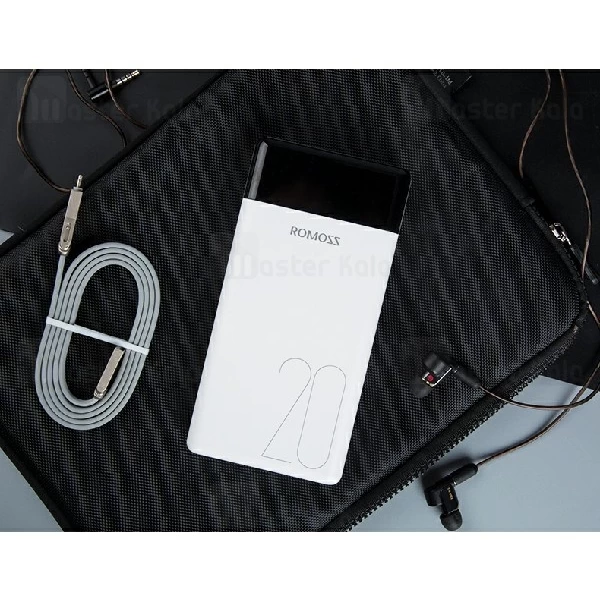 پاوربانک 20000 روموس Romoss LT20 Dual Port Output دارای سه پورت ورودی