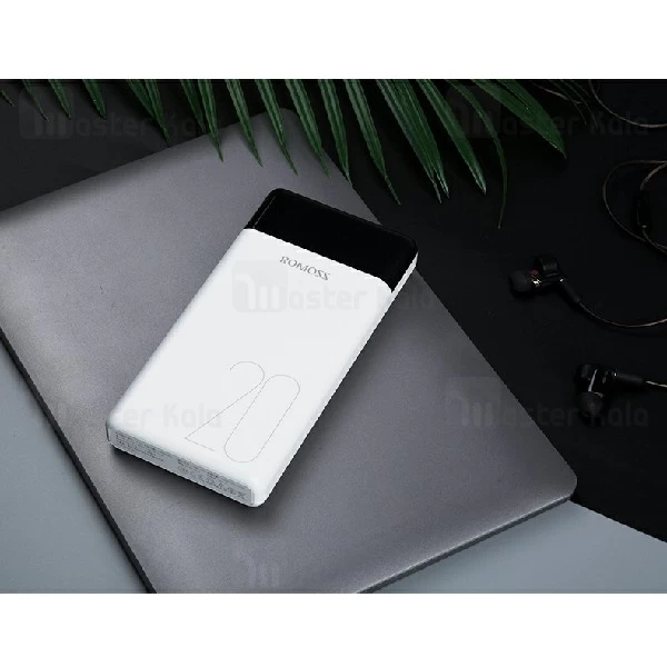 پاوربانک 20000 روموس Romoss LT20 Dual Port Output دارای سه پورت ورودی