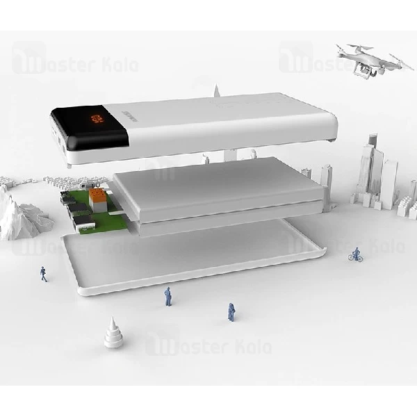 پاوربانک 20000 روموس Romoss LT20 Dual Port Output دارای سه پورت ورودی