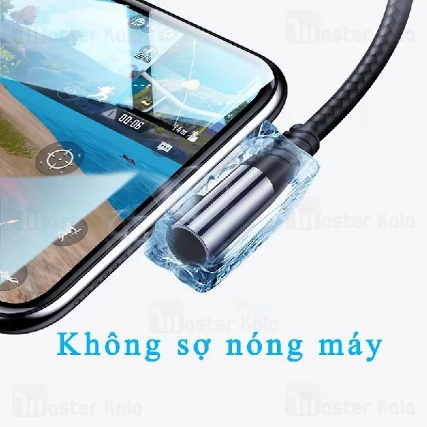 کابل لایتنینگ TOTU BLA-036 Time Data Cable بدنه کنفی با توان 2.4 آمپر