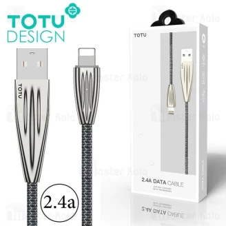 پک دو عددی کابل لایتنینگ توتو TOTU BLA-044 بدنه کنفی با توان 2.4 آمپر