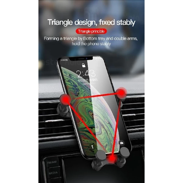 پایه نگهدارنده و هولدر توتو TOTU DCTV-10 Batman gravity car mount