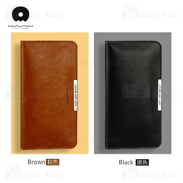 کیف پول چرمی WUW P18 Leather Bag مناسب گوشی 5.5 اینچ