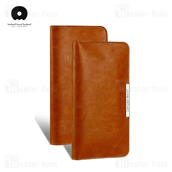 کیف پول چرمی WUW P18 Leather Bag مناسب گوشی 5.5 اینچ