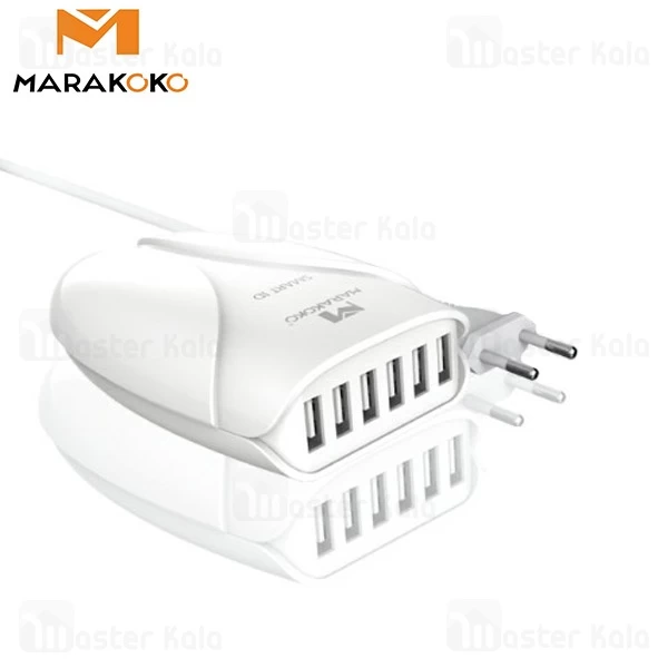 شارژر رومیزی MARAKOKO AC102 6 USB 7.2A