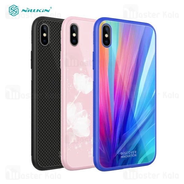 قاب طرح دار نیلکین آیفون Apple iPhone X / XS Tempered Plaid Case