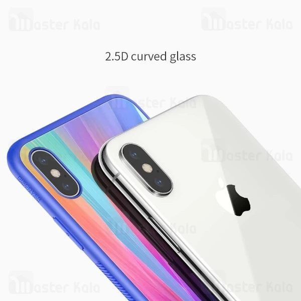 قاب طرح دار نیلکین آیفون Apple iPhone X / XS Tempered Plaid Case