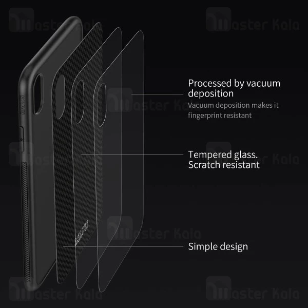 قاب طرح دار نیلکین آیفون Apple iPhone X / XS Tempered Plaid Case